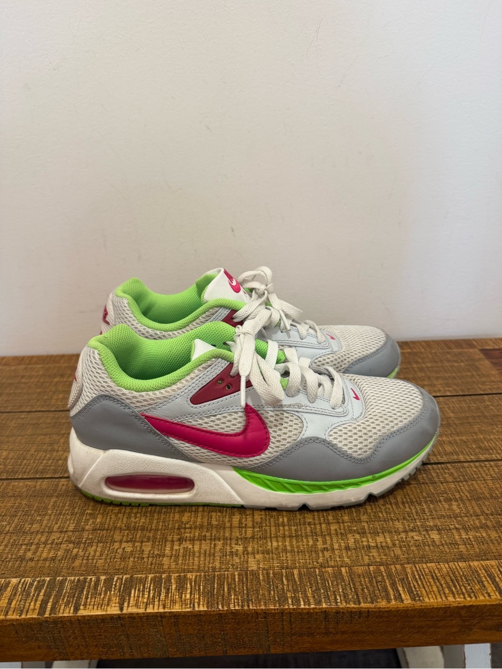 Nike AIR MAX CORRELATE Women's Sneaker Grey/Fireberry Size 8 511417-163